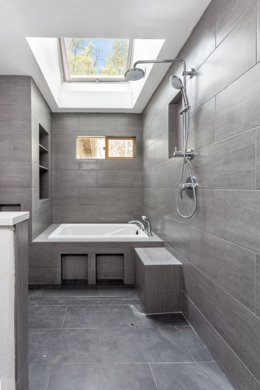 Bathroom with Recessed Lighting